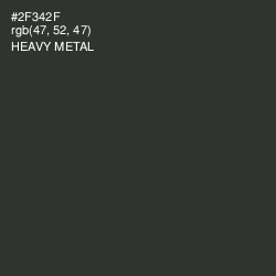 #2F342F - Heavy Metal Color Image