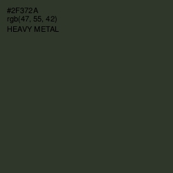 #2F372A - Heavy Metal Color Image