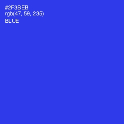 #2F3BEB - Blue Color Image