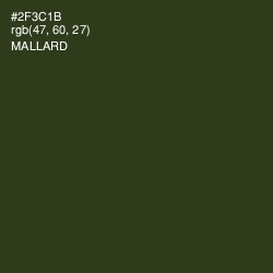 #2F3C1B - Mallard Color Image