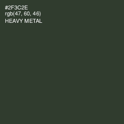 #2F3C2E - Heavy Metal Color Image