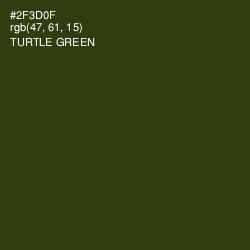 #2F3D0F - Turtle Green Color Image