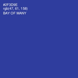 #2F3D9E - Bay of Many Color Image