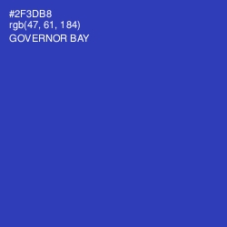 #2F3DB8 - Governor Bay Color Image