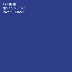 #2F3E8B - Bay of Many Color Image