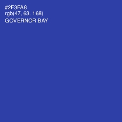 #2F3FA8 - Governor Bay Color Image