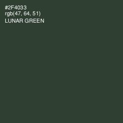 #2F4033 - Lunar Green Color Image