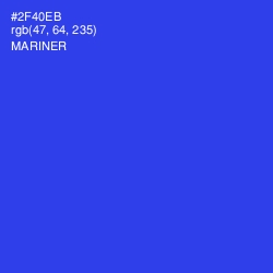 #2F40EB - Mariner Color Image