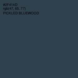 #2F414D - Pickled Bluewood Color Image