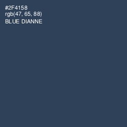 #2F4158 - Blue Dianne Color Image