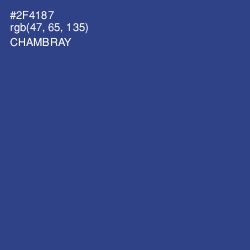 #2F4187 - Chambray Color Image