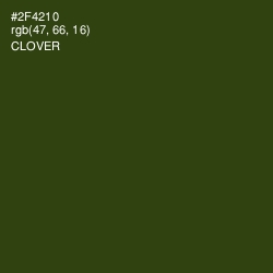 #2F4210 - Clover Color Image