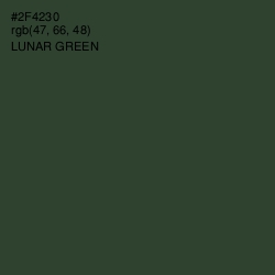 #2F4230 - Lunar Green Color Image