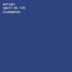 #2F4281 - Chambray Color Image