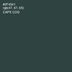 #2F4341 - Cape Cod Color Image