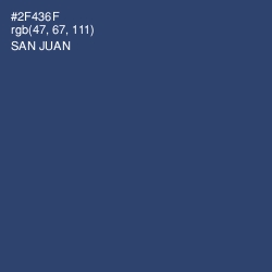 #2F436F - San Juan Color Image