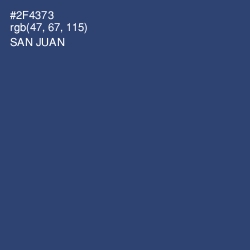 #2F4373 - San Juan Color Image