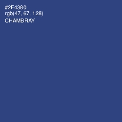 #2F4380 - Chambray Color Image