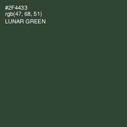 #2F4433 - Lunar Green Color Image