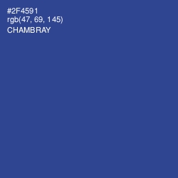 #2F4591 - Chambray Color Image