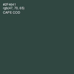 #2F4641 - Cape Cod Color Image