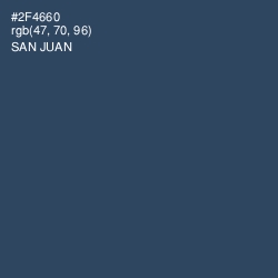 #2F4660 - San Juan Color Image