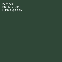 #2F4736 - Lunar Green Color Image