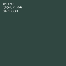 #2F4740 - Cape Cod Color Image