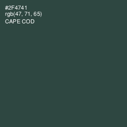 #2F4741 - Cape Cod Color Image