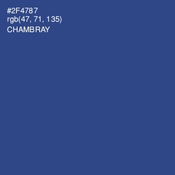 #2F4787 - Chambray Color Image