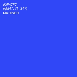 #2F47F7 - Mariner Color Image