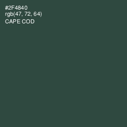 #2F4840 - Cape Cod Color Image