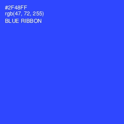 #2F48FF - Blue Ribbon Color Image