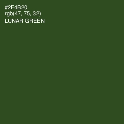 #2F4B20 - Lunar Green Color Image