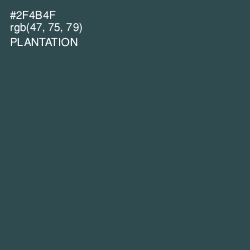 #2F4B4F - Plantation Color Image