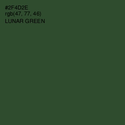 #2F4D2E - Lunar Green Color Image