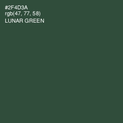 #2F4D3A - Lunar Green Color Image