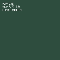 #2F4D3E - Lunar Green Color Image