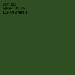 #2F4E21 - Lunar Green Color Image