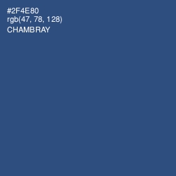 #2F4E80 - Chambray Color Image