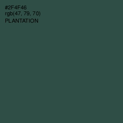 #2F4F46 - Plantation Color Image