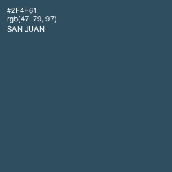 #2F4F61 - San Juan Color Image