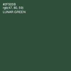 #2F503B - Lunar Green Color Image