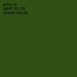 #2F5116 - Green House Color Image