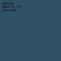 #2F5165 - San Juan Color Image