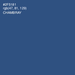 #2F5181 - Chambray Color Image