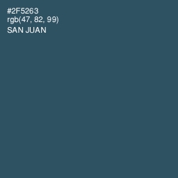 #2F5263 - San Juan Color Image