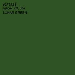 #2F5323 - Lunar Green Color Image