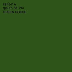 #2F541A - Green House Color Image