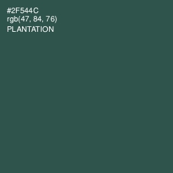 #2F544C - Plantation Color Image